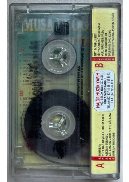 Musa Eroğlu Mihriban Majör Baskı Kaset (Orijinal Dönem Baskı Kaset) fiyatları