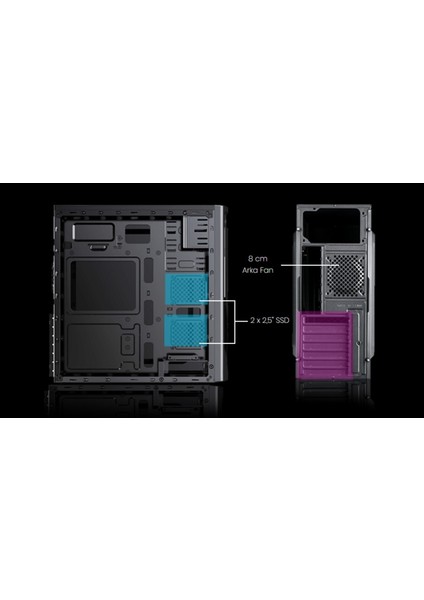 Vento VS115F 350W Mıdı Tower Atx Kasa indirimleri