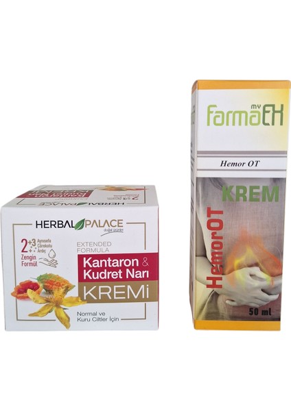 Kantaron & Kudret Narı Krem - Hemoroid Krem Ikili Yenileyici Set fiyatları