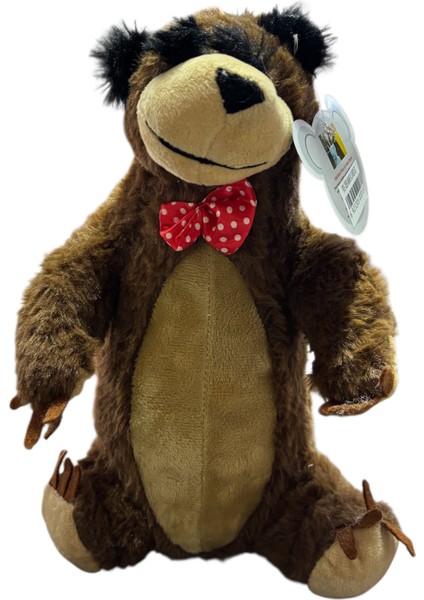 Papyonlu Peluş Ayı 30 cm