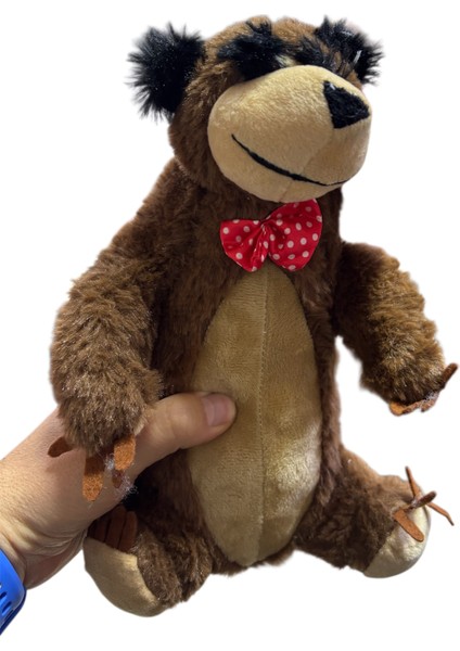 Papyonlu Peluş Ayı 30 cm fiyatları