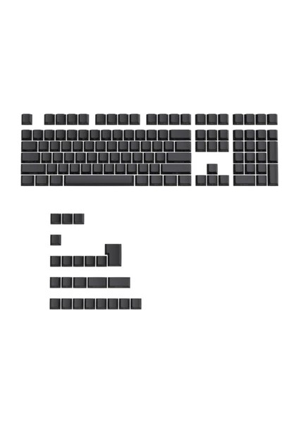 131 Tuş Keycaps Abs Tuş Takımı Yan Tuş Harf Mekanik Klavye Keycaps