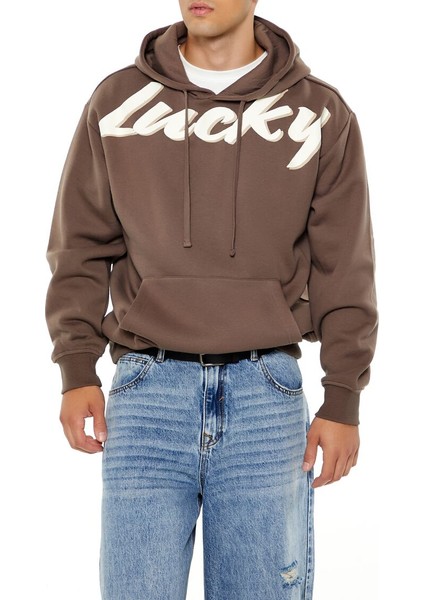 Lucky Baskılı Sweatshirt