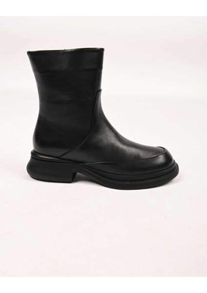 Bağcıksız Fermuarlı Termo Taban Hakiki Deri Casual Bot 336-01189 Kadın Bot indirimleri