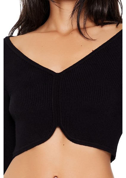 Crop V Yaka Kazak indirimleri