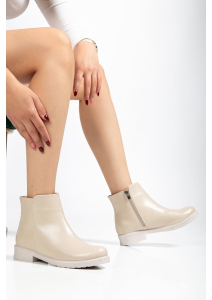 165-204 Bej Yanki Günlük Kadın Bot