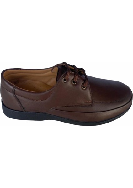 Erkek Anatomik Konfor Ayakkabısı Geniş KALIP-504 - Kahve