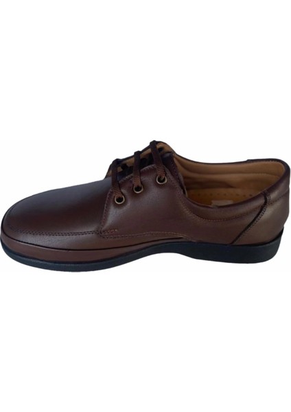 Erkek Anatomik Konfor Ayakkabısı Geniş KALIP-504 - Kahve fiyatları
