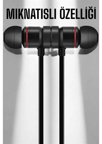 Kablolu Mıknatıslı Sport Kulaklık Bluetooth Bağlantılı modelleri