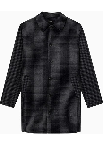 Paul Mac Kömür Grisi Lüks Italyan Yün Köpekdişi Palto