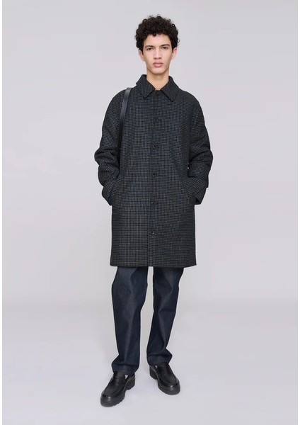 Paul Mac Kömür Grisi Lüks Italyan Yün Köpekdişi Palto fiyatları