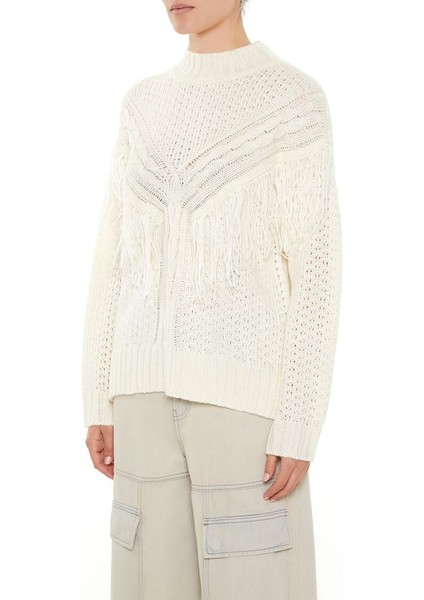 Püskül Detaylı Yüksek Yaka Kazak fiyatları