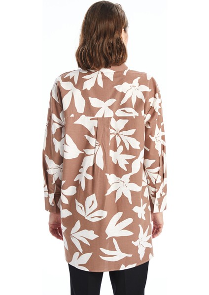 Yeni Sezon Desenli Oversize Kadın Gömlek Tunik fırsatları