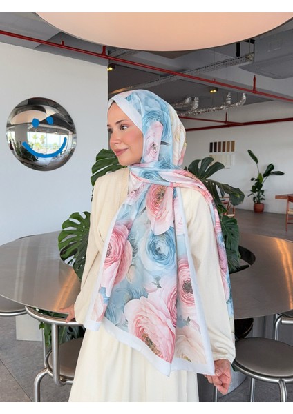 Desenli Pamuk Soft Şal Ilham Serisi Bebek Mavi Pembe PS90 modelleri