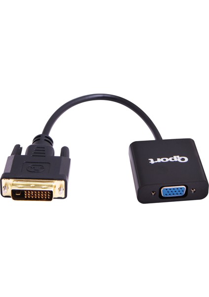 Qport Q-Vdv2 DVI To VGA 24+1 Çevirici