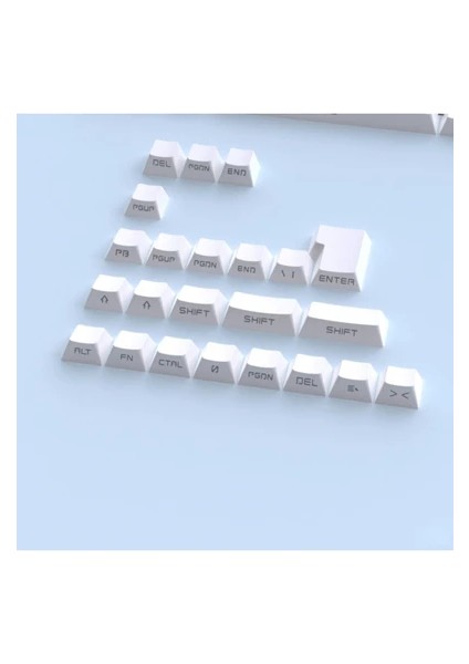 131 Tuş Keycaps Abs Tuş Takımı Yan Tuş Harf Mekanik Klavye Keycaps