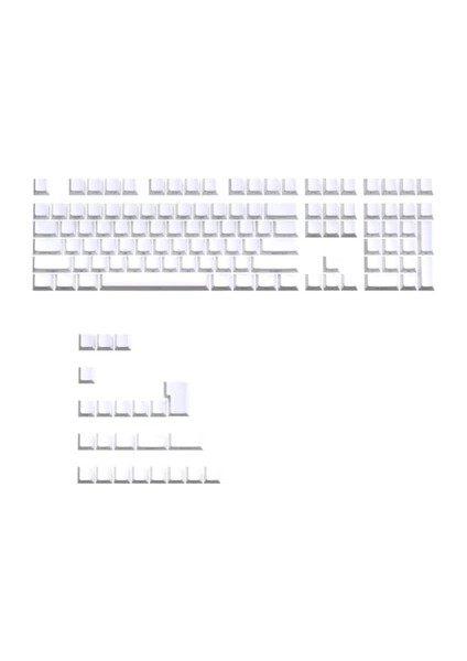 131 Tuş Keycaps Abs Tuş Takımı Yan Tuş Harf Mekanik Klavye Keycaps modelleri