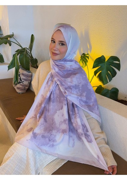 Desenli Pamuk Soft Şal Ilham Serisi Degrade Şal PS132