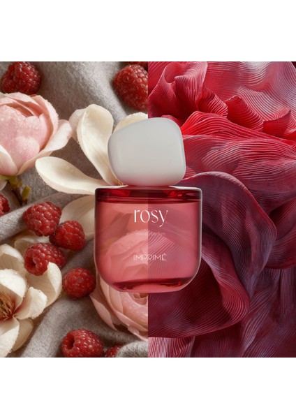 Rosy Edp Kadın Parfüm 50ML | Çiçeksi & Meyveli | Ahududu, Gül, Zambak, Kaşmir, Vanilya, Amber fiyatları