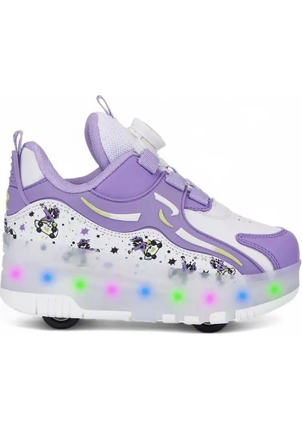0910 Kız Çocuk Işıklı Tekerlekli Sneaker fiyatları