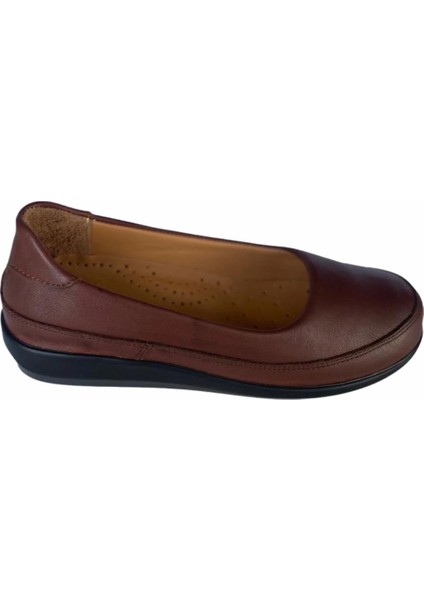 Kadın Anatomik Konfor Ayakkabısı 110 - Koyu Taba