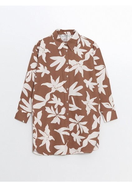 Yeni Sezon Desenli Oversize Kadın Gömlek Tunik indirimleri