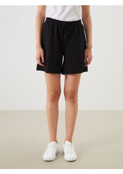 Yeni Sezon Beli Lastikli Kadın Şort modelleri