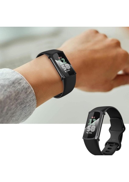 Fitbit Charge 6 Akıllı Bileklik Ekran Koruyucu TPU 2 Adet indirimleri