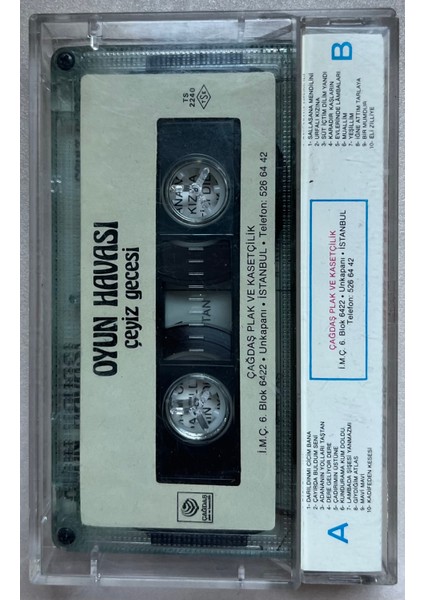 Oyun Havası Çeyiz Gecesi Kaset (Orijinal Dönem Kağıt Baskı Kaset) fiyatları