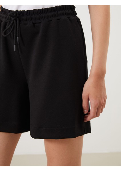 Yeni Sezon Beli Lastikli Kadın Şort indirimleri