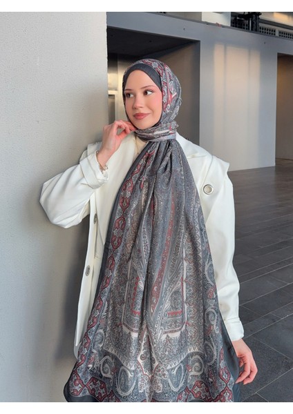 Retro Desen Pamuk Şal Siyah Bordo Ps3 fiyatları