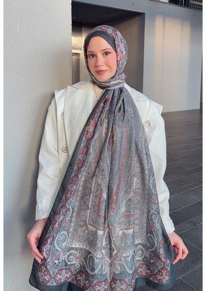 Retro Desen Pamuk Şal Siyah Bordo Ps3 fırsatları