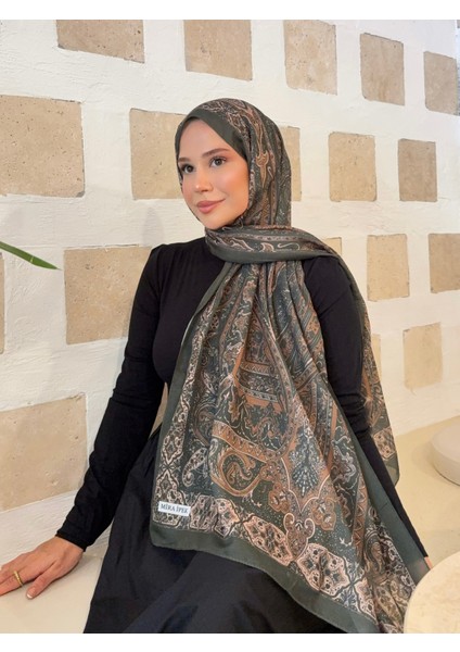 Retro Desenli Pamuk Şal Kadın Ps8 fiyatları
