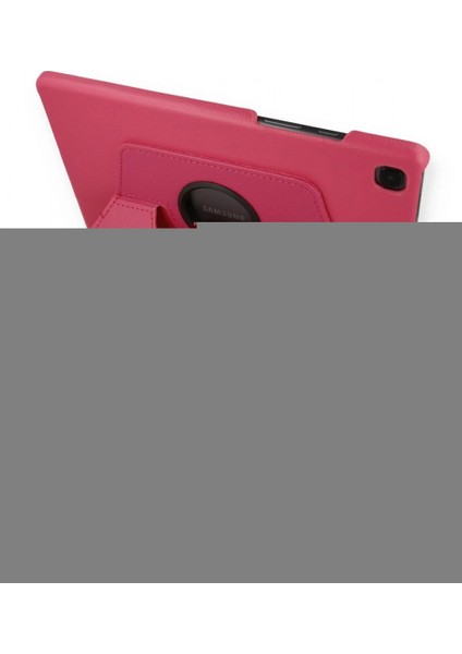 Samsung Galaxy Tab A7 10.4 Kılıf 360 Tablet Deri Kılıf - Pembe