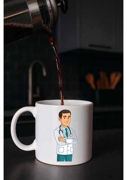 Beyaz Kupa Bardak (Doktor)