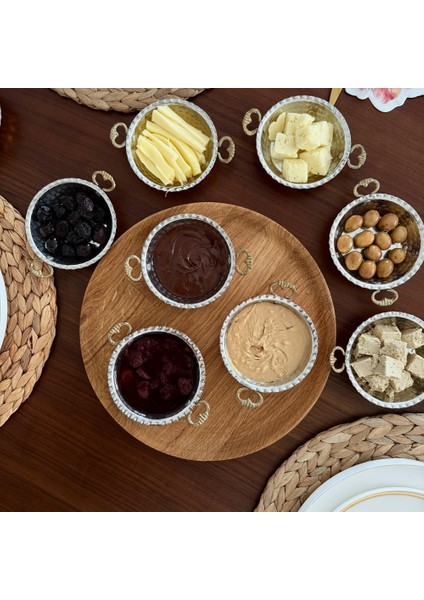 Masif Meşe Servis Tepsisi Yuvarlak ÇAP:30CM modelleri