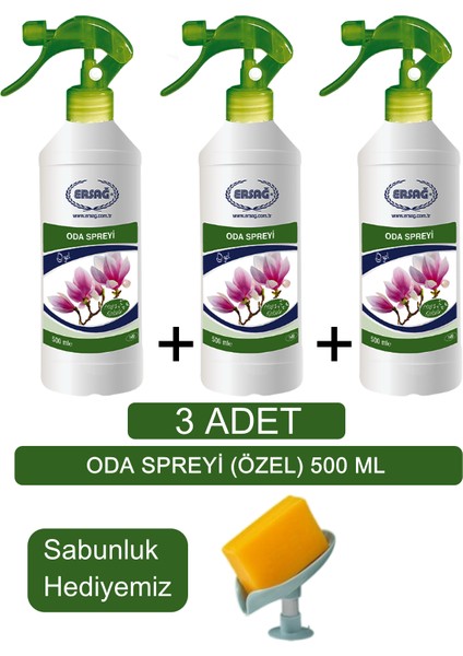 Oda Parfümü (3 Adet x Özel) 500 ml - Sabunluk Hediyemiz 149-17