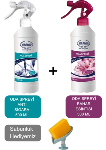 Oda Spreyi (Anti Sigara ve Bahar Esintisi ) 500 ml - Sabunluk Hediyemiz 1356-07