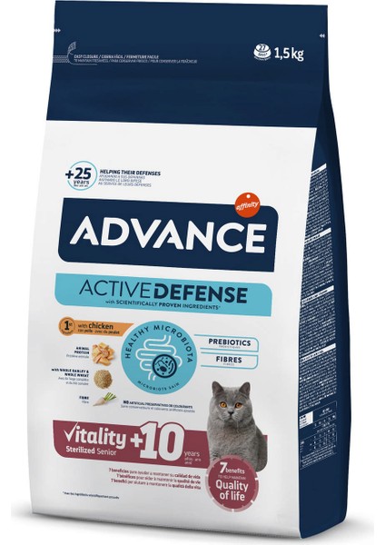 Mtxdpn Advance Cat Sterılızed+10 Senıor 1.5 Kg modelleri