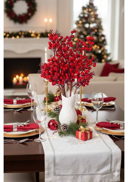 Yılbaşı Kokina Çiçeği 70 cm (10 Adet)