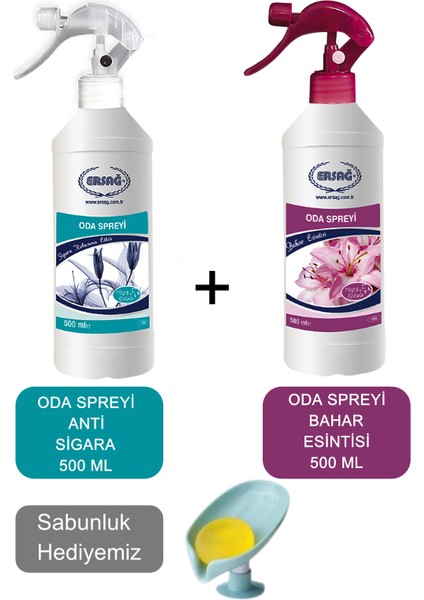 Oda Spreyi (Anti Sigara ve Bahar Esintisi ) 500 ml - Sabunluk Hediyemiz 1356-08