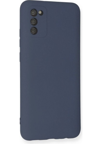 Samsung Galaxy A03S Kılıf Nano Içi Kadife Silikon - Gri modelleri