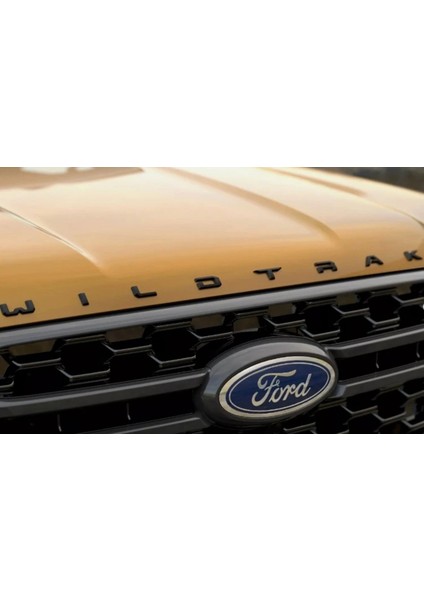 Roal Tunıng Ford Ranger Wildtrak Kaput Logo Yazısı – Mat Abs Plastik Tuning Aksesuar (Roal Tuning)