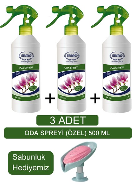 Oda Parfümü (3 Adet x Özel) 500 ml - Sabunluk Hediyemiz 149-16