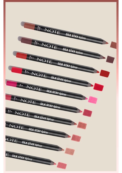 Silk Stay Lipliner Suya Dayanıklı Ipeksi Dudak Kalemi - 08 Scarlet Red - Kırmızı fiyatları