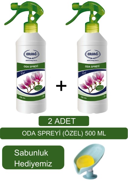 Oda Spreyi ( 2 Adet x Özel) 500 ml - Sabunluk Hediyemiz 149-121