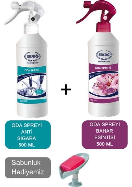 Oda Spreyi (Anti Sigara ve Bahar Esintisi ) 500 ml - Sabunluk Hediyemiz 1356-05
