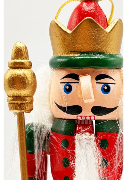 Premium Collection 3'lü 12.5 cm Kurşun Asker Seti Dekoratif Yılbaşı Süsü