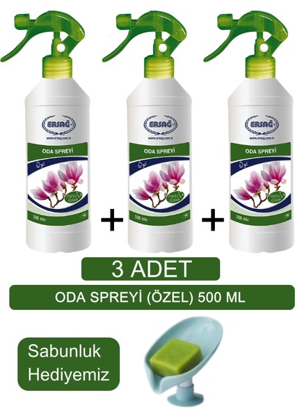 Oda Parfümü (3 Adet x Özel) 500 ml - Sabunluk Hediyemiz 149-19