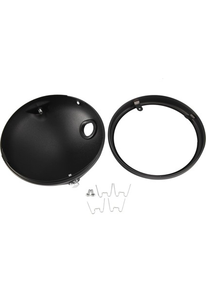 Motosiklet Far Tabanı 7 Inç Retro Motosiklet Değiştirilmiş Far Tabanı LED Far Kabuğu Tabanı (Yurt Dışından)